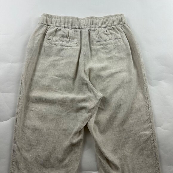Old Navy Flax Linen Blend High Rise Slim Leg Ankle Pant XS - Picture 7 of 7